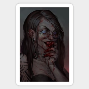 Zombie girl Sticker